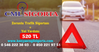 Trafik Sigortası + Yol Yardımı 520 TL